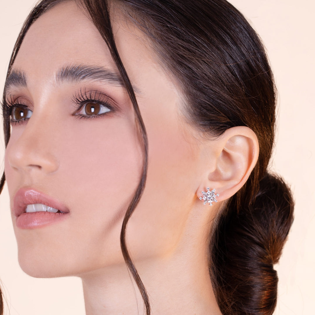 221E0572-01-Merii-Silver-with-princess-cut-cz-snowflakes-stud-earrings