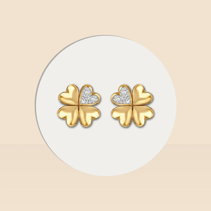 221E0609-01_Lucky-clover-silver-gold-plated-with-cz-clover-stud-earrings