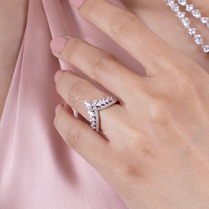 221R0447-01-Silver-marquise-CZ-tiara-crown-wishbone-ring