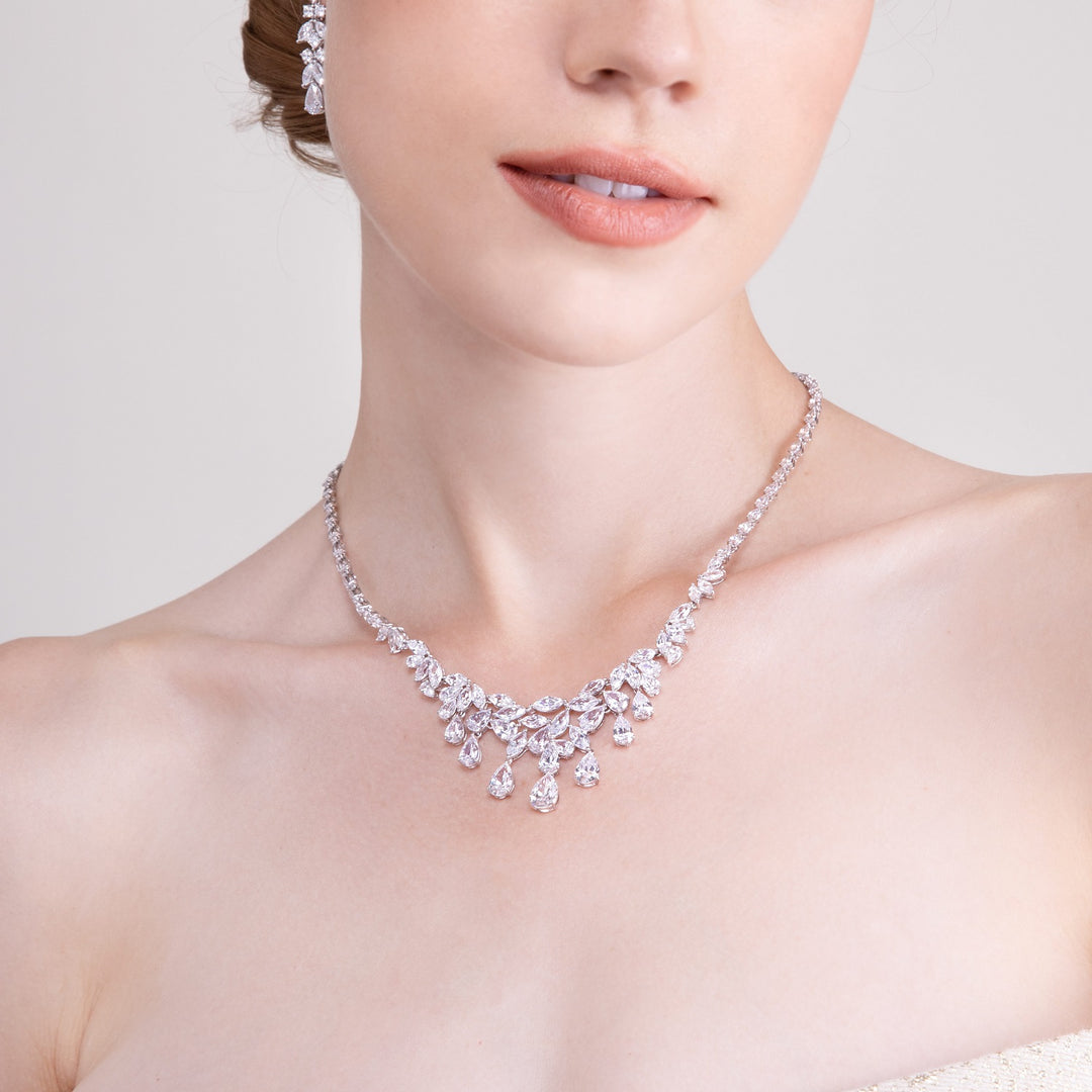 221N0369-01-Merii-Silver-multi-shaped-CZ-necklace-victorian-style
