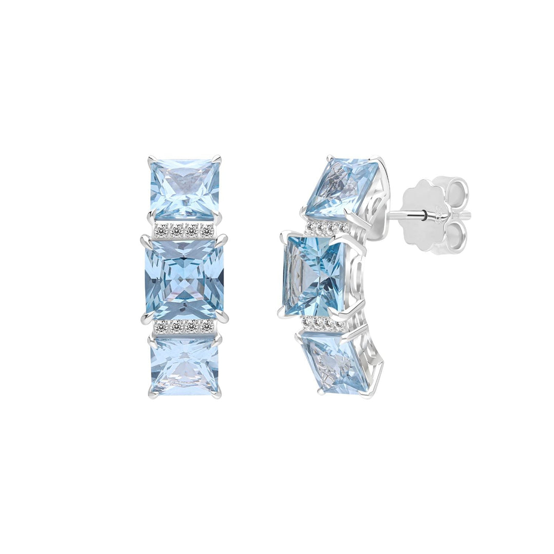 225E0286-01-Decorum-Silver-Rhodium-Plated-Synthetic-Aquamarine-Princess-Cut-Stud-Earrings