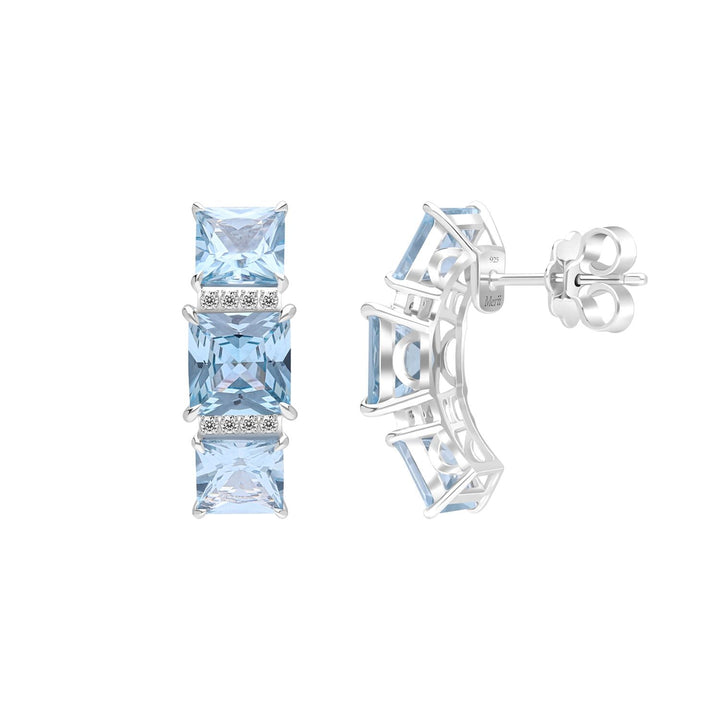 225E0286-01-Decorum-Silver-Rhodium-Plated-Synthetic-Aquamarine-Princess-Cut-Stud-Earrings