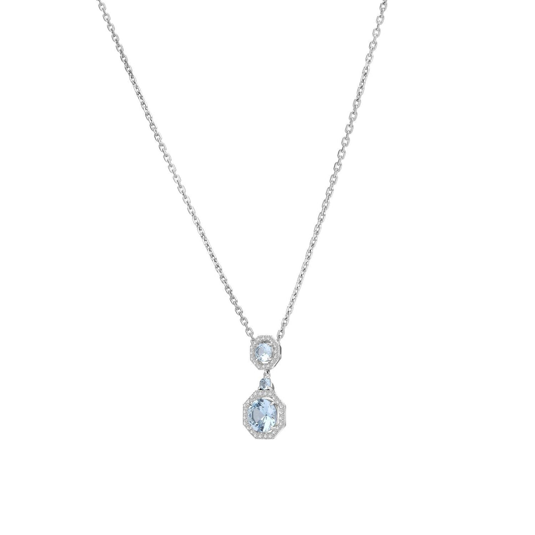225N0187-01-Decorum-Silver-Rhodium-Plated-Synthetic-Aquamarine-Halo-Pendant-Necklace
