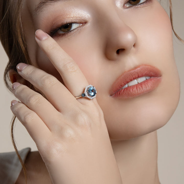 225R0166-01-Decorum-Silver-Rhodium-Plated-Aquamarine-Synthetic-Halo-Ring
