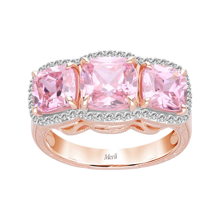 225R0167-01-Decorum-Rose-Gold-Plated-Silver-Cushion-Cut-Pink-Cubic-Zirconia-CZ-Halo-Ring