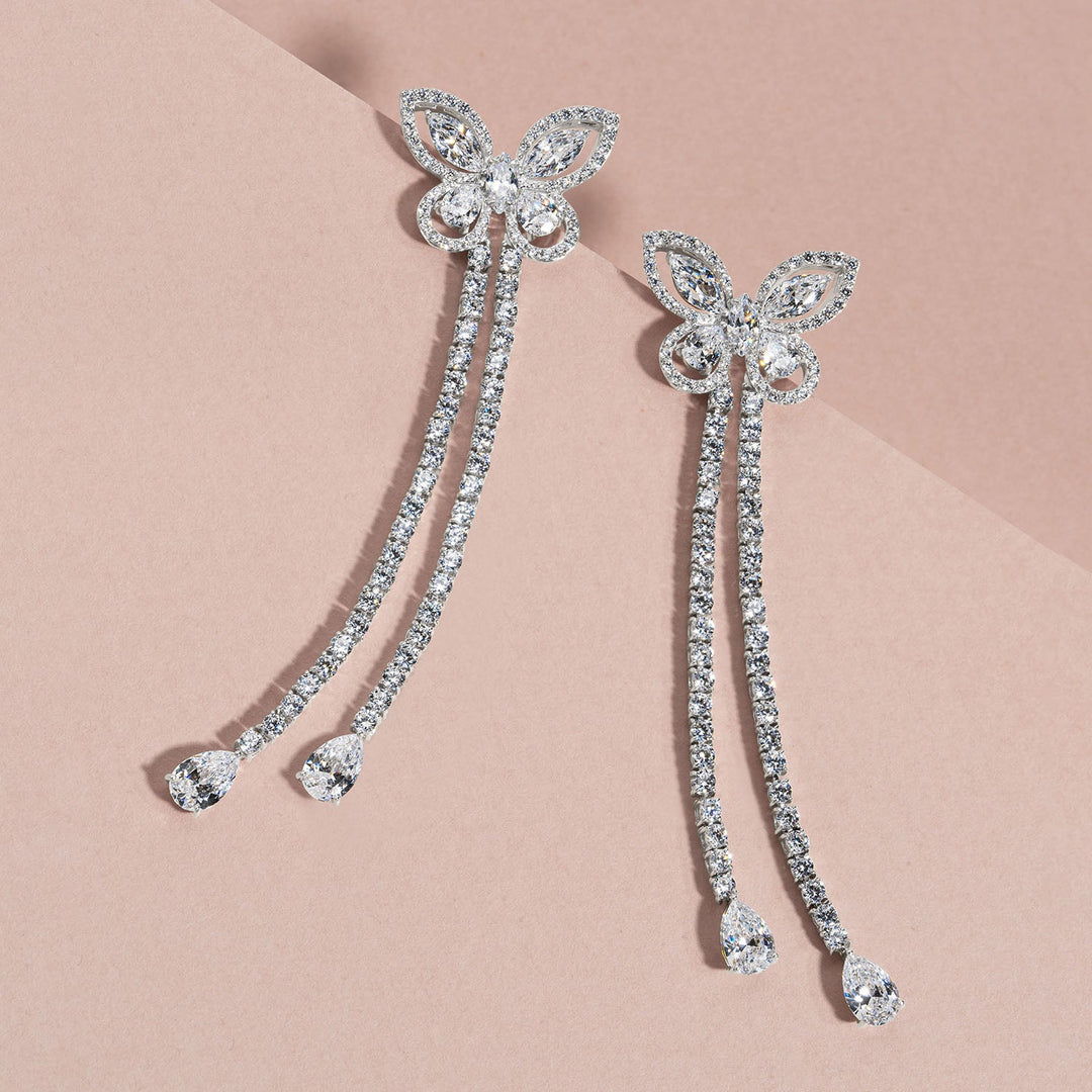 221E0580-01-Papillon-silver-with-marquise-cz-glasswing-butterfly-long-drop-earrings_3