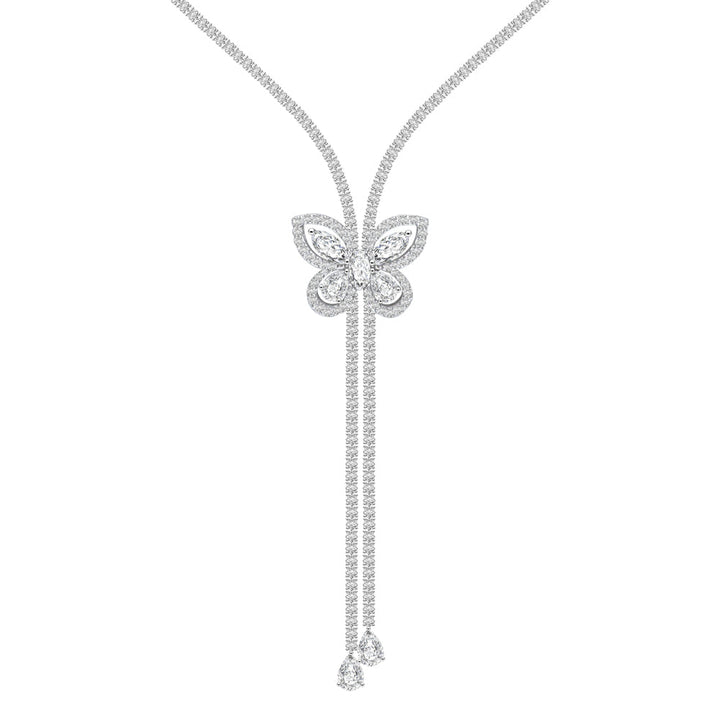 221N0391-01-Papillon-silver-with-marquise-cz-long-drop-glasswing-butterfly-necklace_3