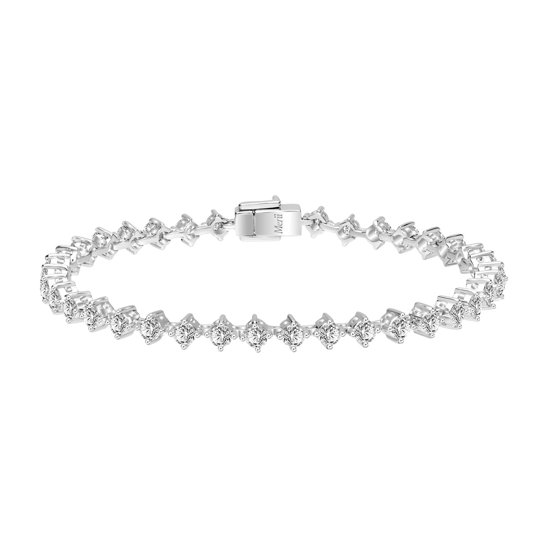 221L0120-01_Merii_100_cut_CZ_Bracelet_classic_in_Sterling_Silver