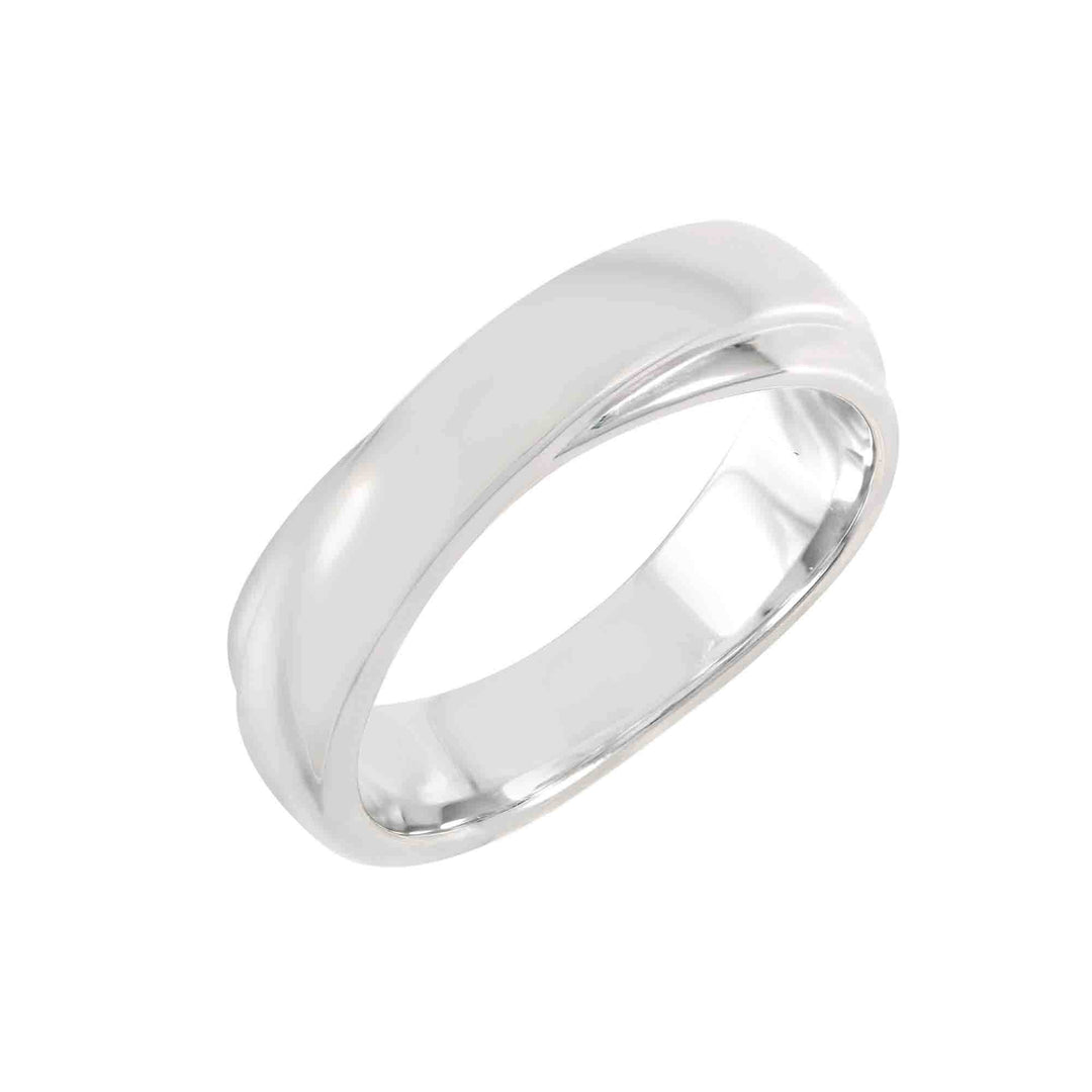 201R1511-01-8_Couple_Ring_925_Sterling_silverplain_cross_unisex_ring