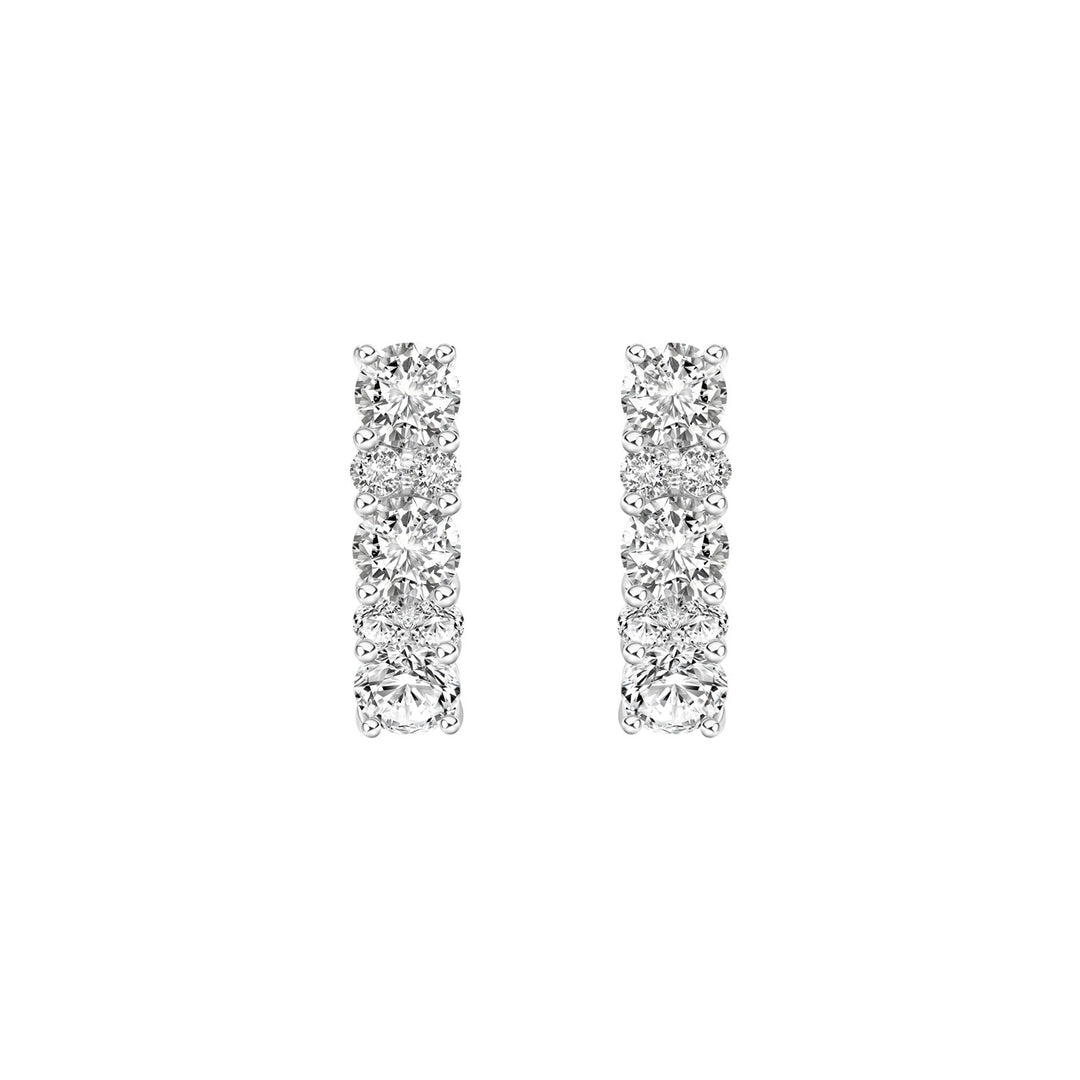 221E0047-01_Silver_CZ_huggie_hoop_earrings
