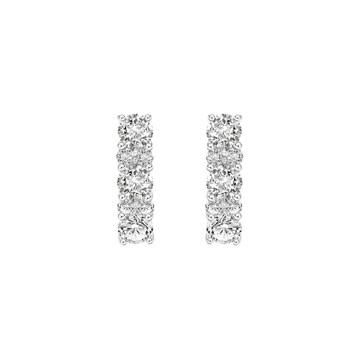 221E0047-01_Silver_CZ_huggie_hoop_earrings