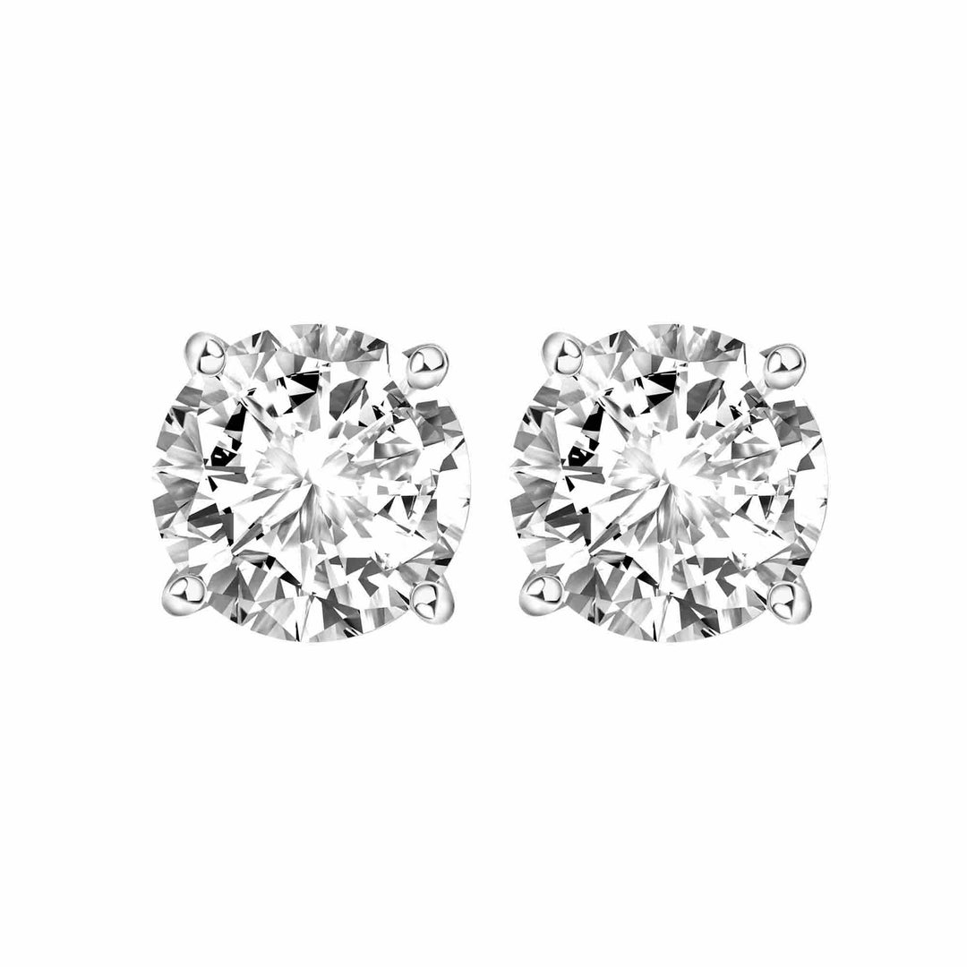 221E0180-01_Merii_100_Cut__Classic_Stud_Earrings_Round_shape_Sterling_Silver_1.00_ct._(6.5_mm.)