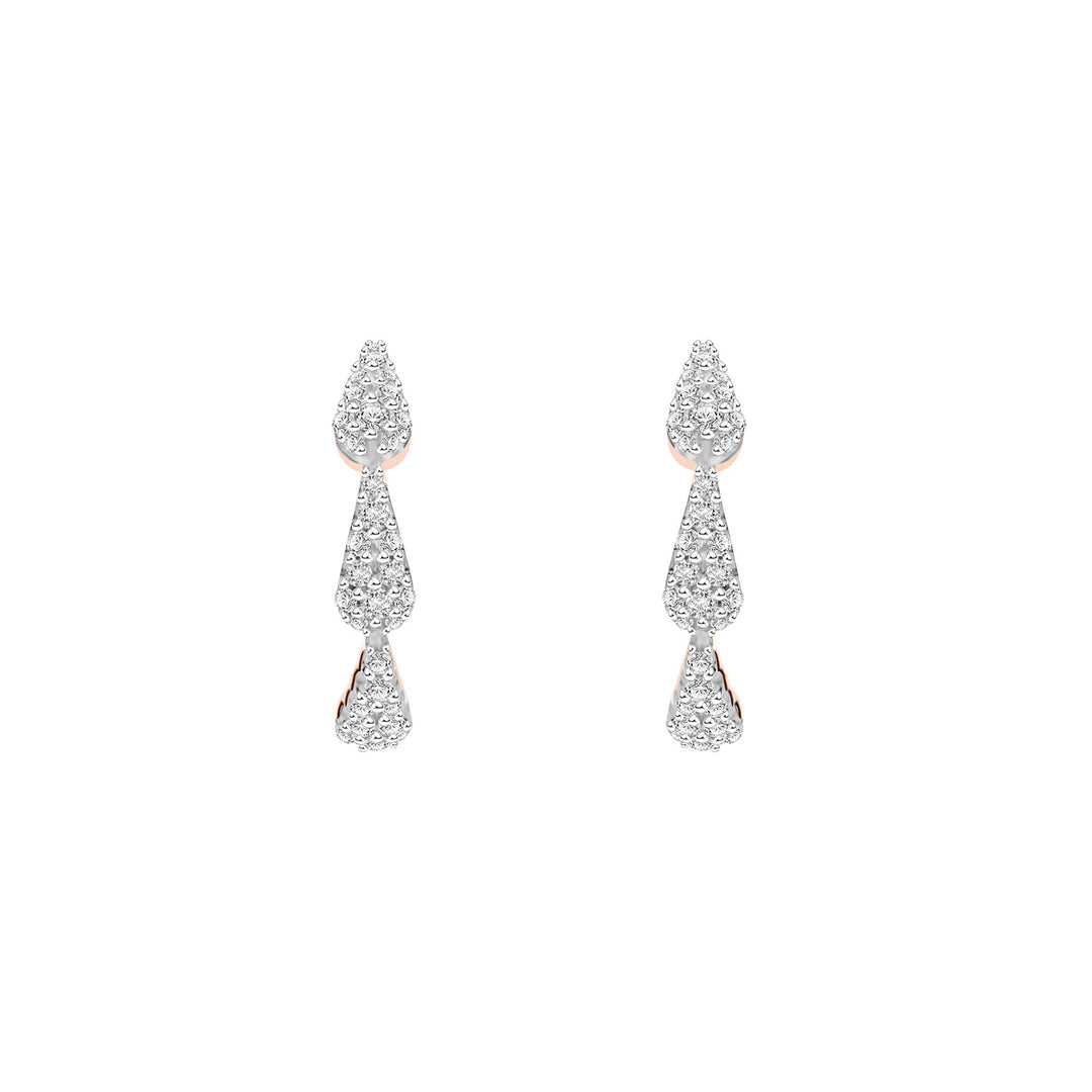 221E0278-01_925 Sterling Silver CZ Hoop Earrings