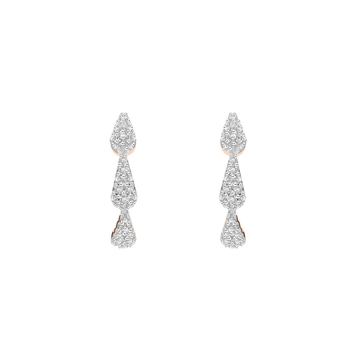 221E0278-01_925 Sterling Silver CZ Hoop Earrings