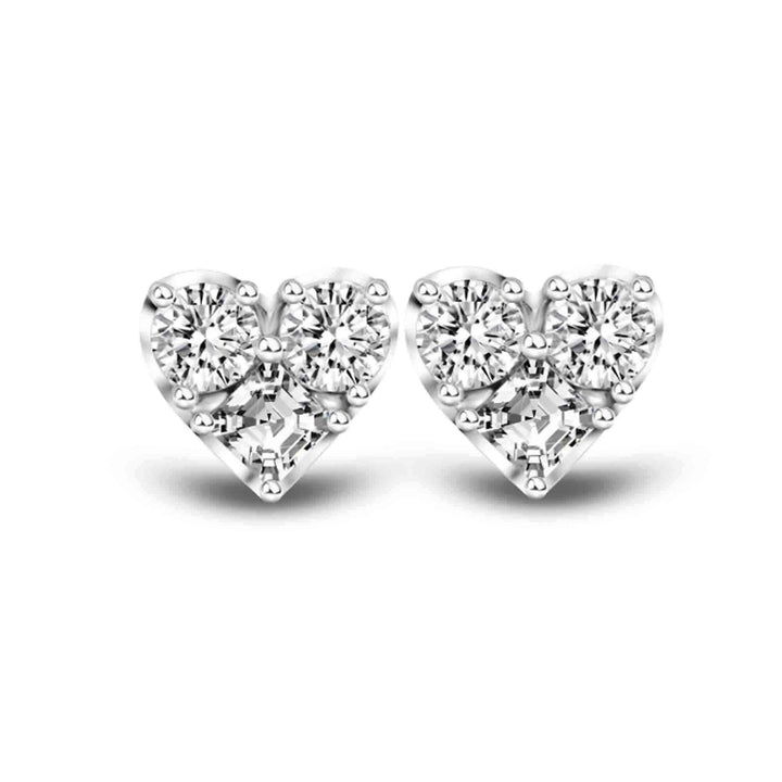 221E0384-01_To_have_and_to_hold__Cluster_fancy_shape_in_Heart_earrings_studs_Sterling_silver_and_Rhodium_Plated