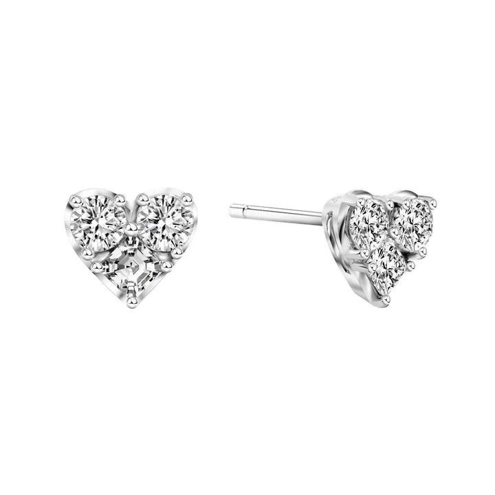 221E0384-01_To_have_and_to_hold__Cluster_fancy_shape_in_Heart_earrings_studs_Sterling_silver_and_Rhodium_Plated