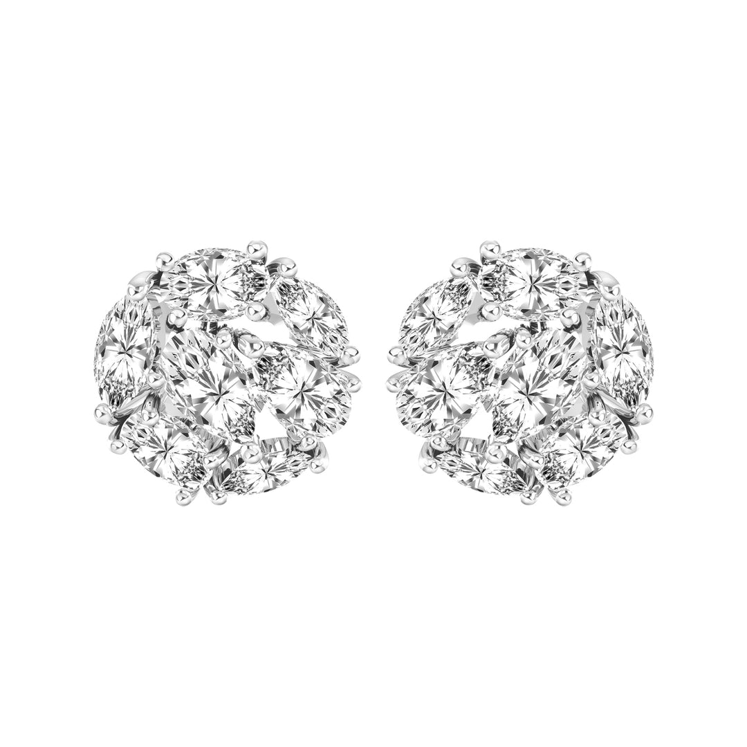 221E0397-01_Merii_LIBERTY__LIBERTY_cluster_fancy_shape_earrings_studs_Sterling_silver_and_Rhodium_Plated
