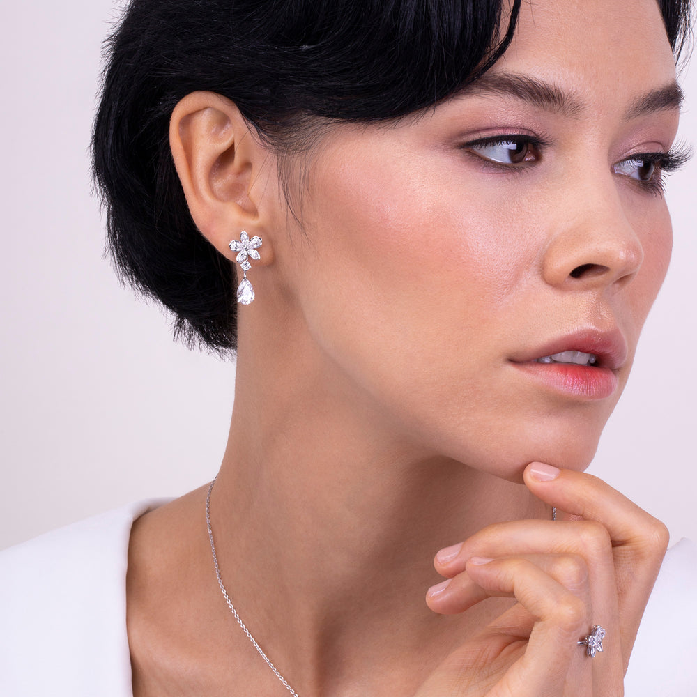 221E0404-01_Orchid_Delirium_Orchid_flower_Elegant_and_gorgeous_earrings_Sterling_silver_and_Rhodium_Plated