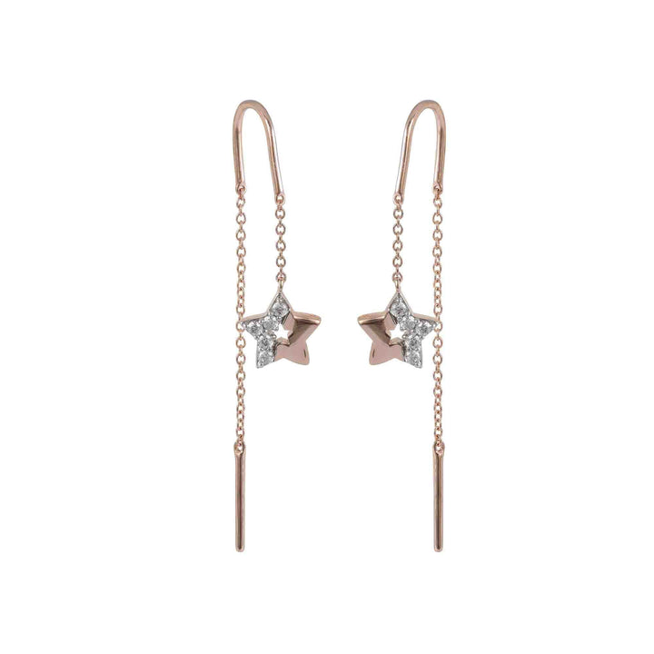 221E0412-01_Memento_Rose_gold_plated_sterling_silver_925_star_earrings