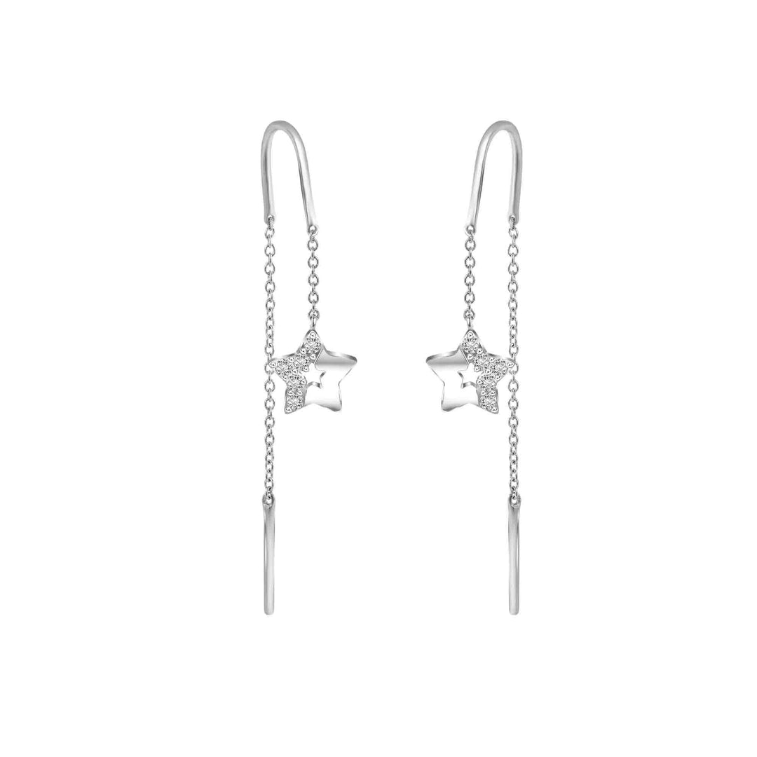 221E0419-01_Memento_White_gold_plated_sterling_silver_925_star_earrings