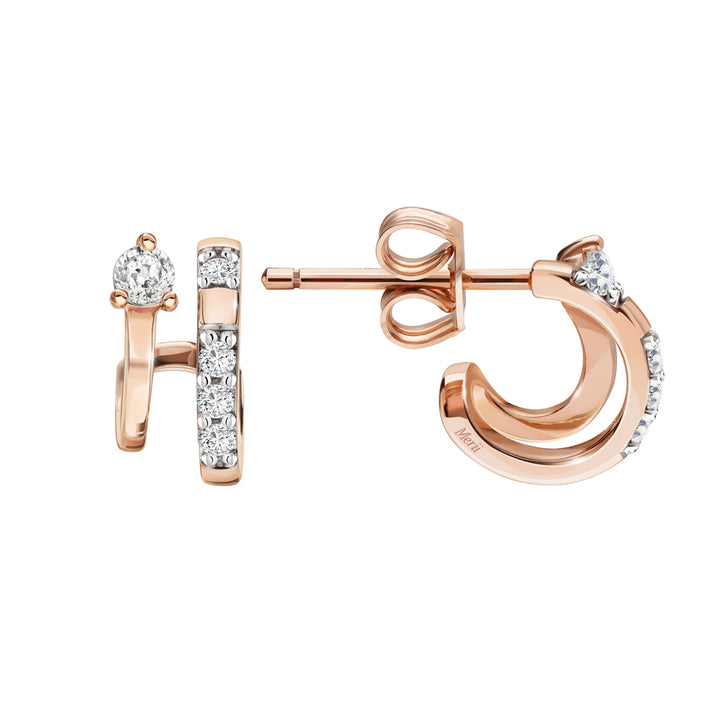 221E0426-01_Memento_Minimals_earrings_with_Sterling_silver_and_Rose_gold_Plated