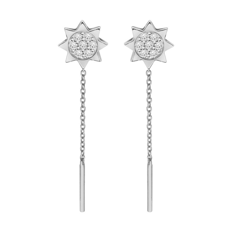 221E0436-01_Memento_Sun_threader_earrings_with_Sterling_silver_and_Rhodaim_Plated