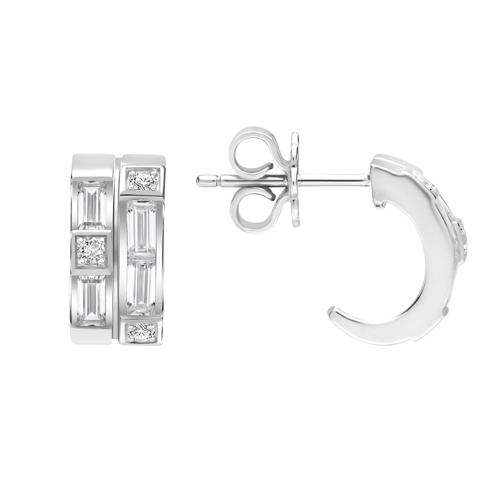 221E0450-01_Quadri_925_Sterling_silver_double_row_baguette_bezel_set_cubic_zirconia_stud_earrings,_12.58_mm.