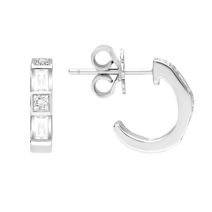221E0451-01_Quadri_925_Sterling_silver_row_baguette_bezel_set_cubic_zirconia_stud_earrings,_13.75_mm.
