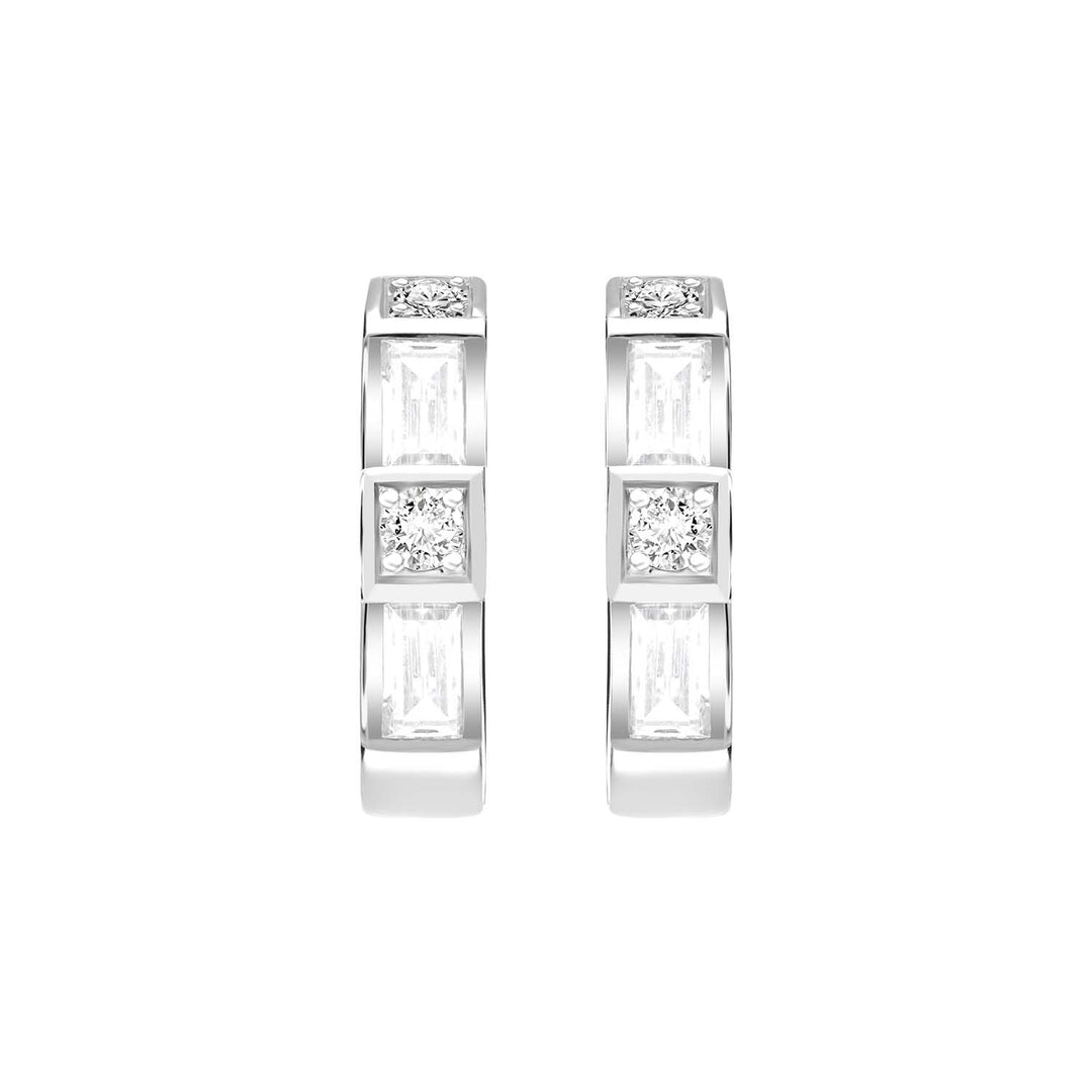 221E0451-01_Quadri_925_Sterling_silver_row_baguette_bezel_set_cubic_zirconia_stud_earrings,_13.75_mm.