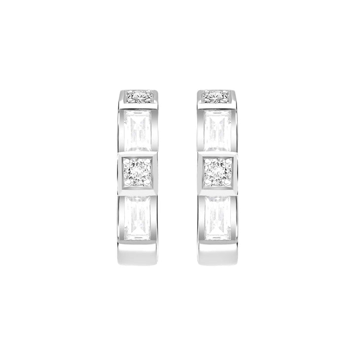 221E0451-01_Quadri_925_Sterling_silver_row_baguette_bezel_set_cubic_zirconia_stud_earrings,_13.75_mm.