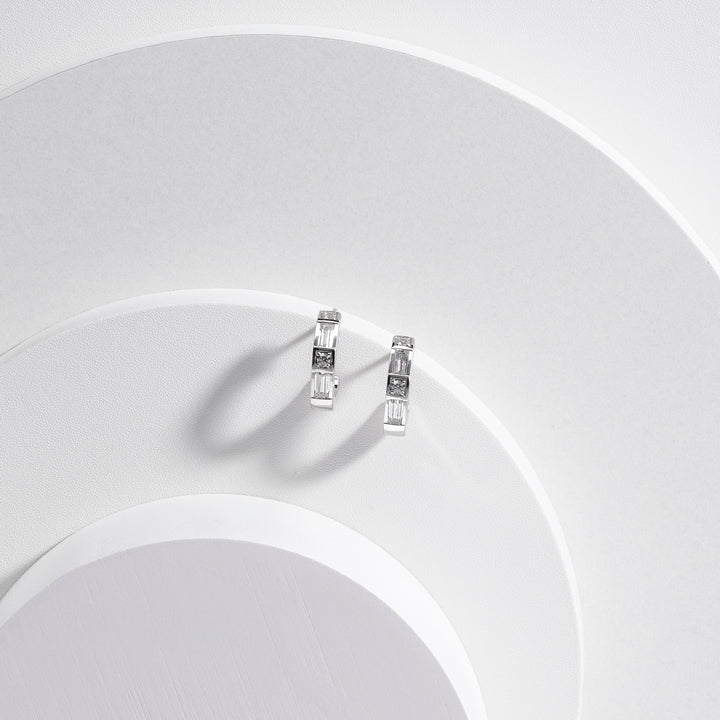 221E0451-01_Quadri_925_Sterling_silver_row_baguette_bezel_set_cubic_zirconia_stud_earrings,_13.75_mm.