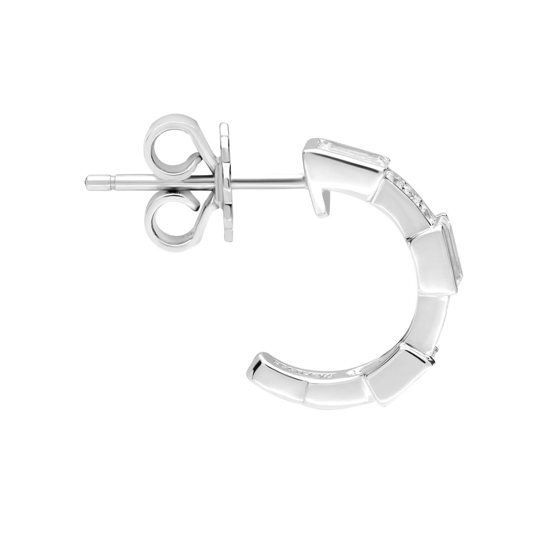 221E0453-01_Quadri_925_Sterling_silver_baguette_channel_and_prong_set_half_hoops_cubic_zirconia_stud_earrings,_15.35_mm.