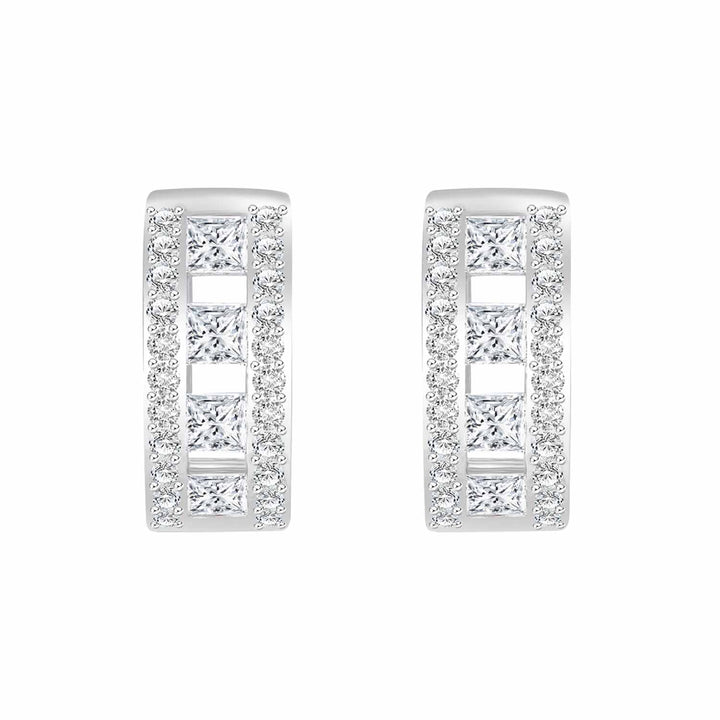 221E0460-01-Silver-Princess-cut-cz-oval-hoop-earrings