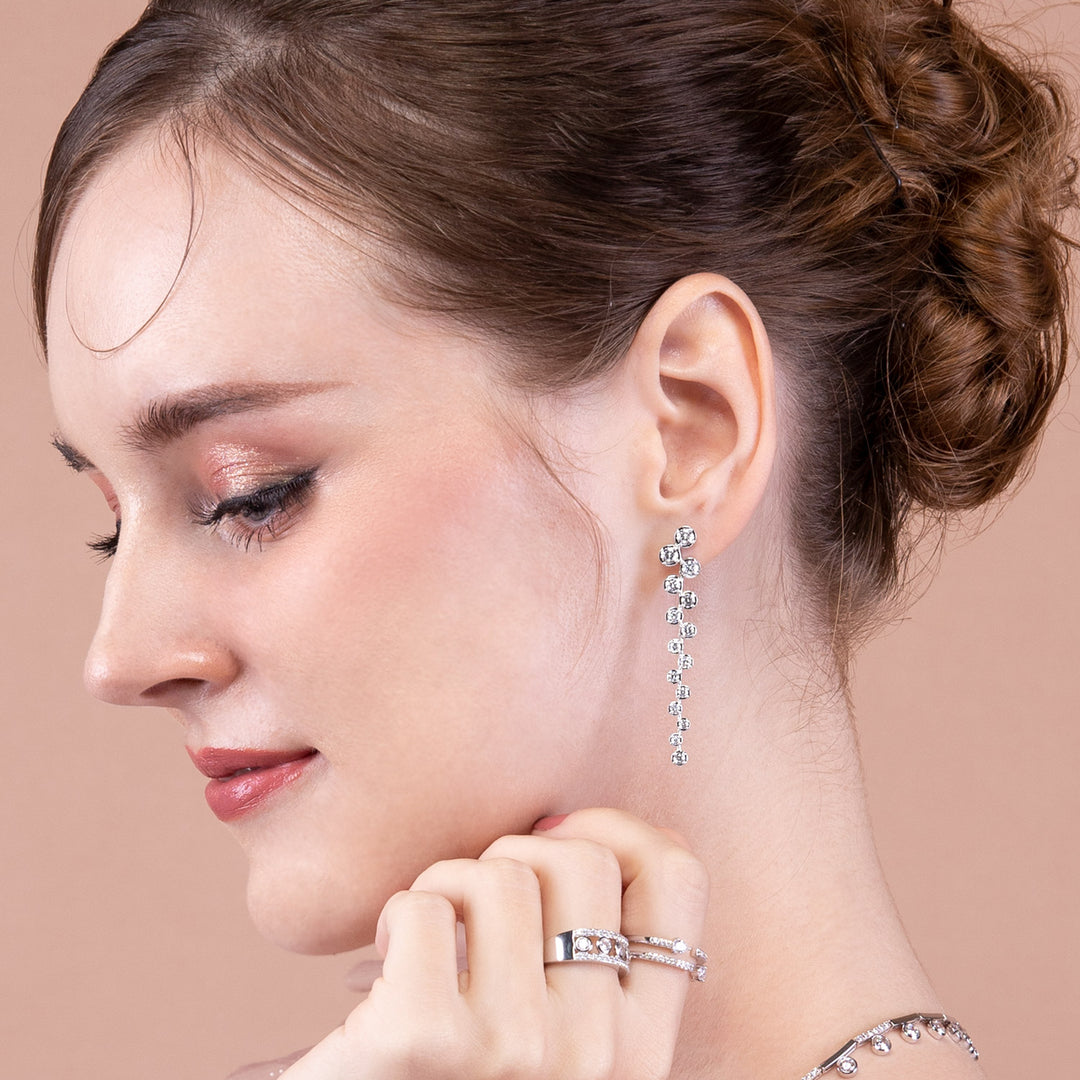 221E0466-01-Silver-pear-cut-cz-drop-earrings