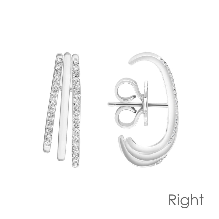 221E0499-01-221E0512-01-Silver-CZ-star-cuff-stud-earrings