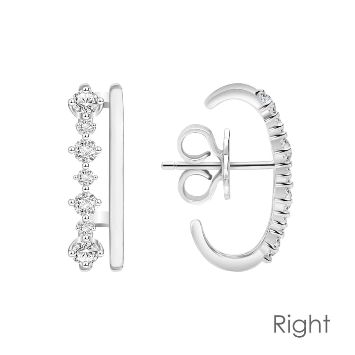 221E0501-01-221E0513-01-Silver-CZ-meteor-cuff-stud-earrings