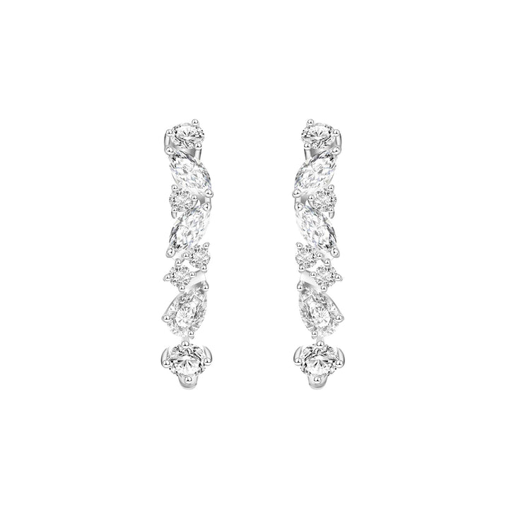 221E0502-01-221E0514-01-Silver-CZ-star-cuff-stud-earrings