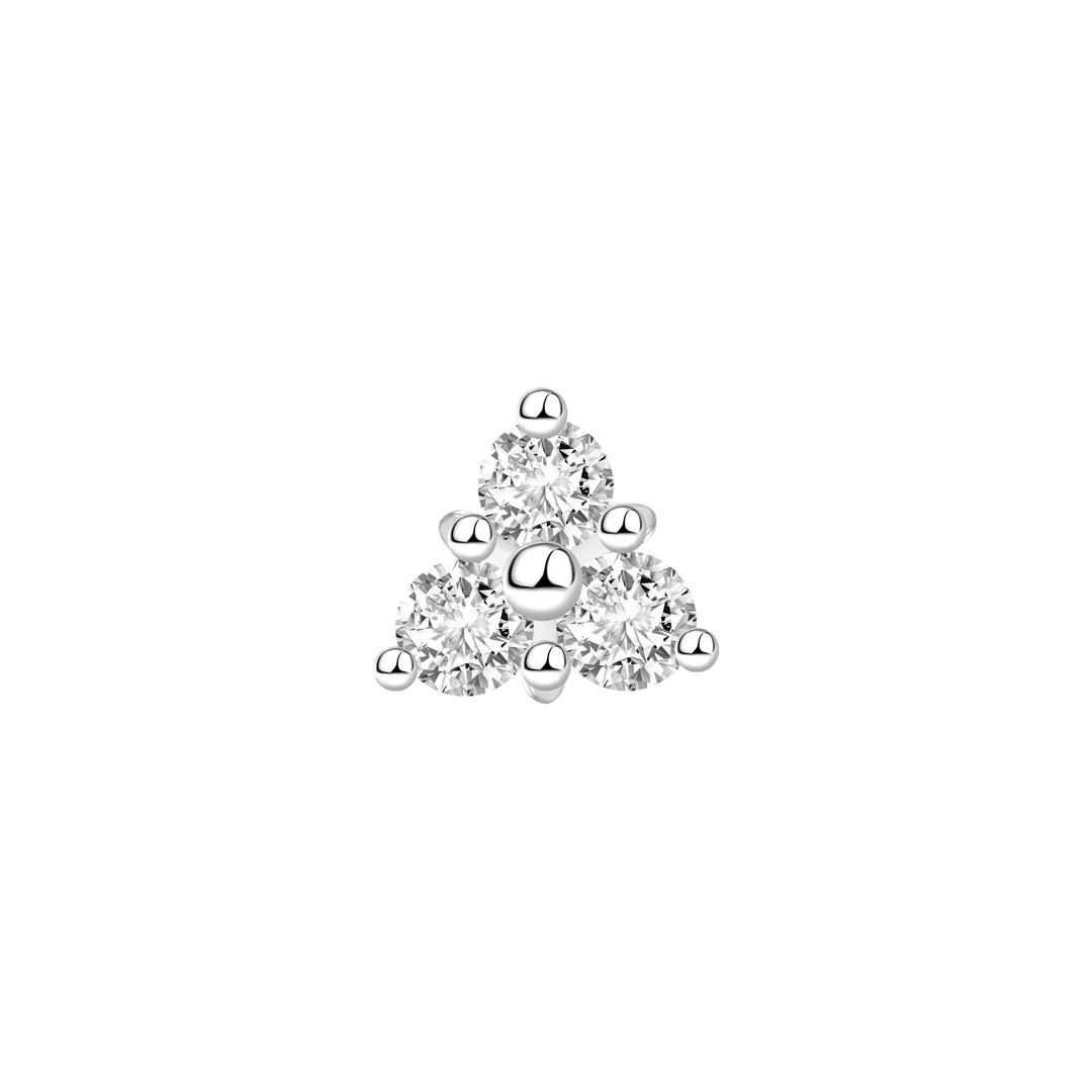 221E0505-01-Silver-CZ-triangle-stud-earrings