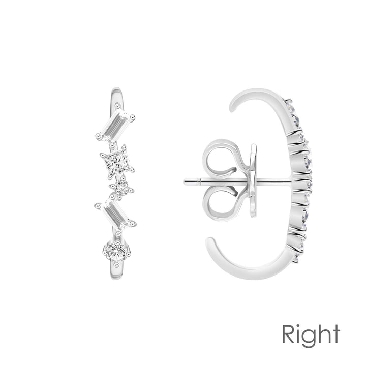 221E0510-01-221E0519-01-Silver-CZ-stackable-star-cuff-stud-earrings