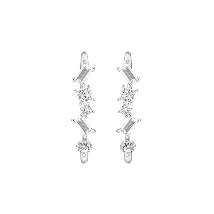 221E0510-01-221E0519-01-Silver-CZ-stackable-star-cuff-stud-earrings