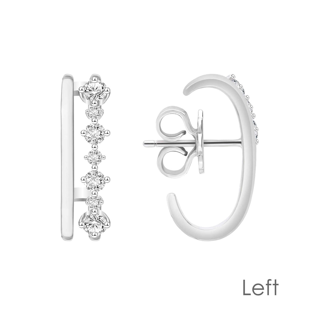 221E0501-01-221E0513-01-Silver-CZ-meteor-cuff-stud-earrings