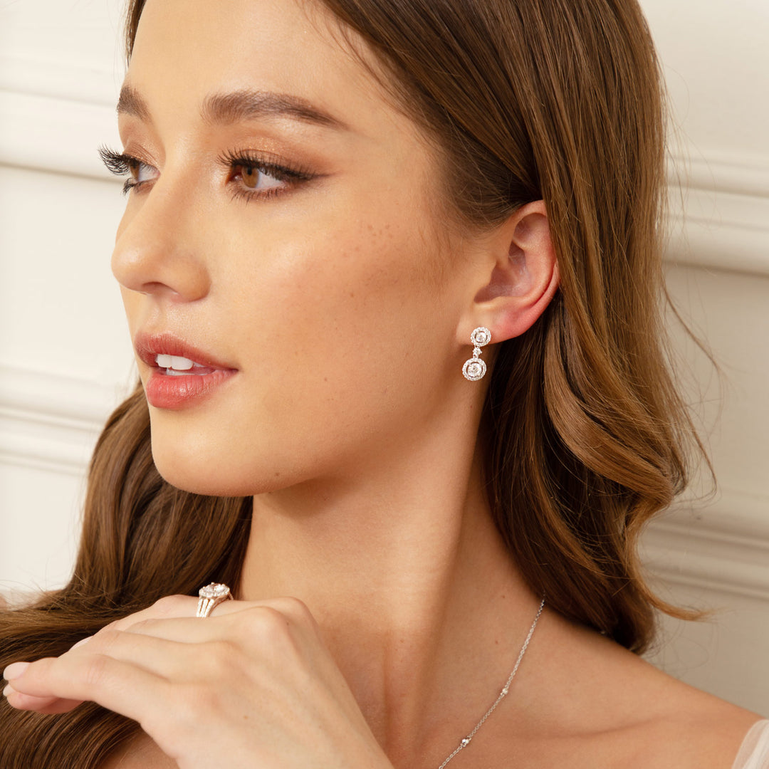 221E0533-01-Silver-CZ-round-design-drop-earrings