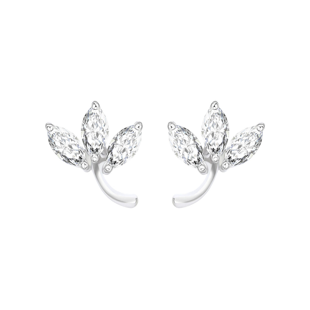221E0543-01-Merii-Silver-CZ-tiny-leaf-crawler-stud-earrings