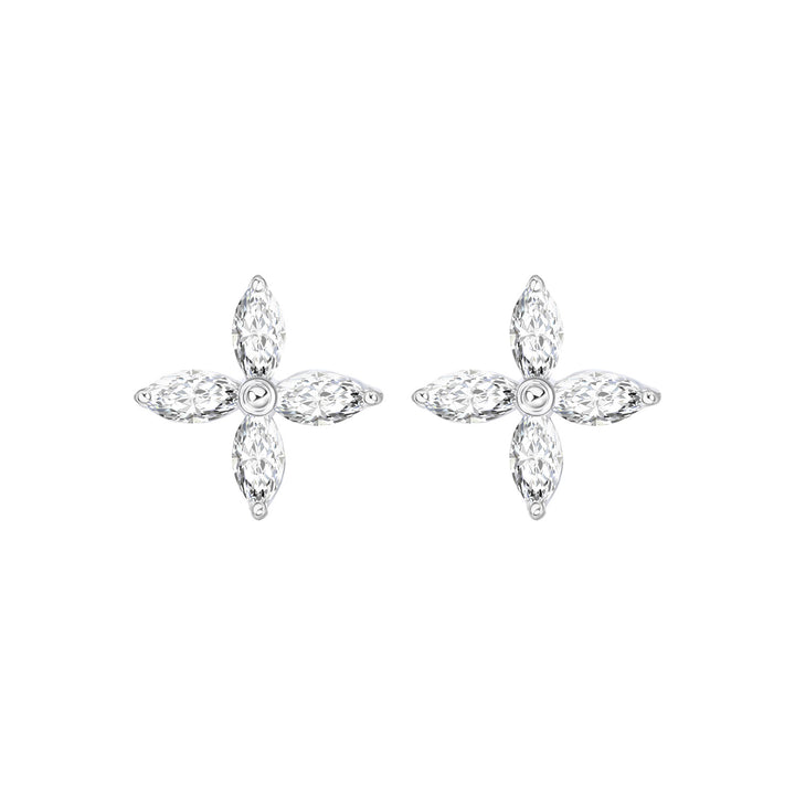 221E0544-01-Merii-Silver-CZ-four-leaf-stud-earrings
