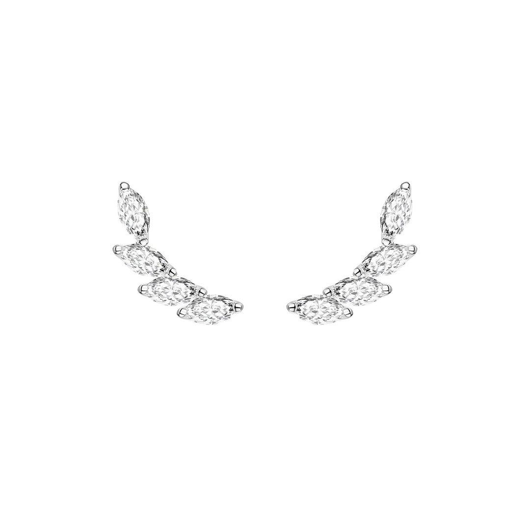 221E0560-01-Merii-Silver-CZ-leaf-crawler-stud-stud-earrings