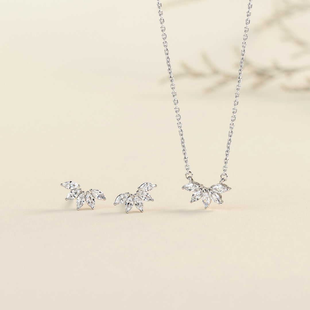 221E0561-01-Merii-Silver-CZ-floral-leaf-stud-earrings