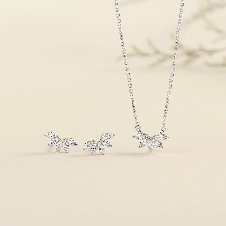 221E0561-01-Merii-Silver-CZ-floral-leaf-stud-earrings