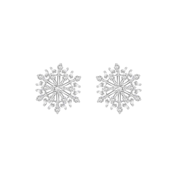 221E0573-01-Merii-Silver-with-round-cut-cz-snowflakes-stud-earrings