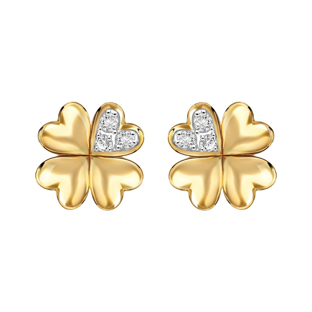 221E0609-01_Lucky-clover-silver-gold-plated-with-cz-clover-stud-earrings