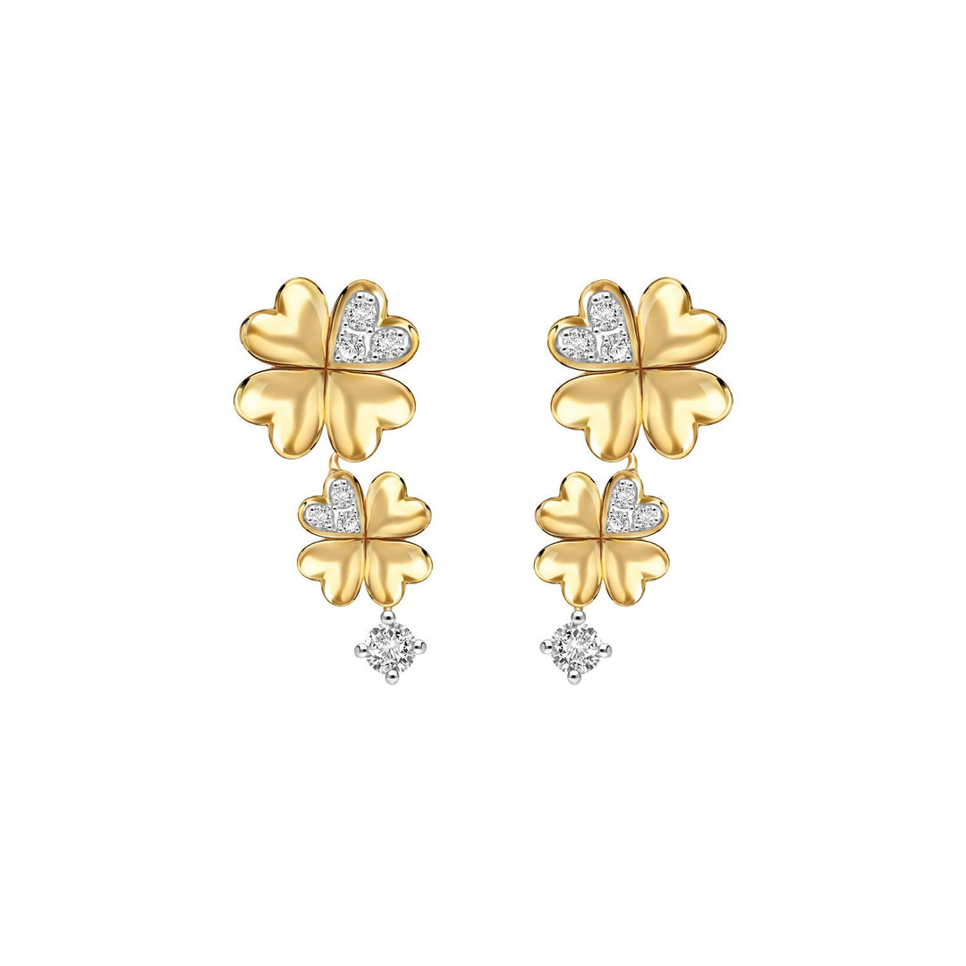 221E0610-01_Lucky-clover-silver-gold-plated-with-cz-clover-drop-earrings